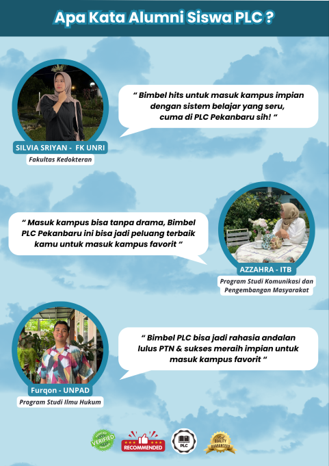 apa kata peserta bimbel snbt tentang les di bimbel plc pekanbaru