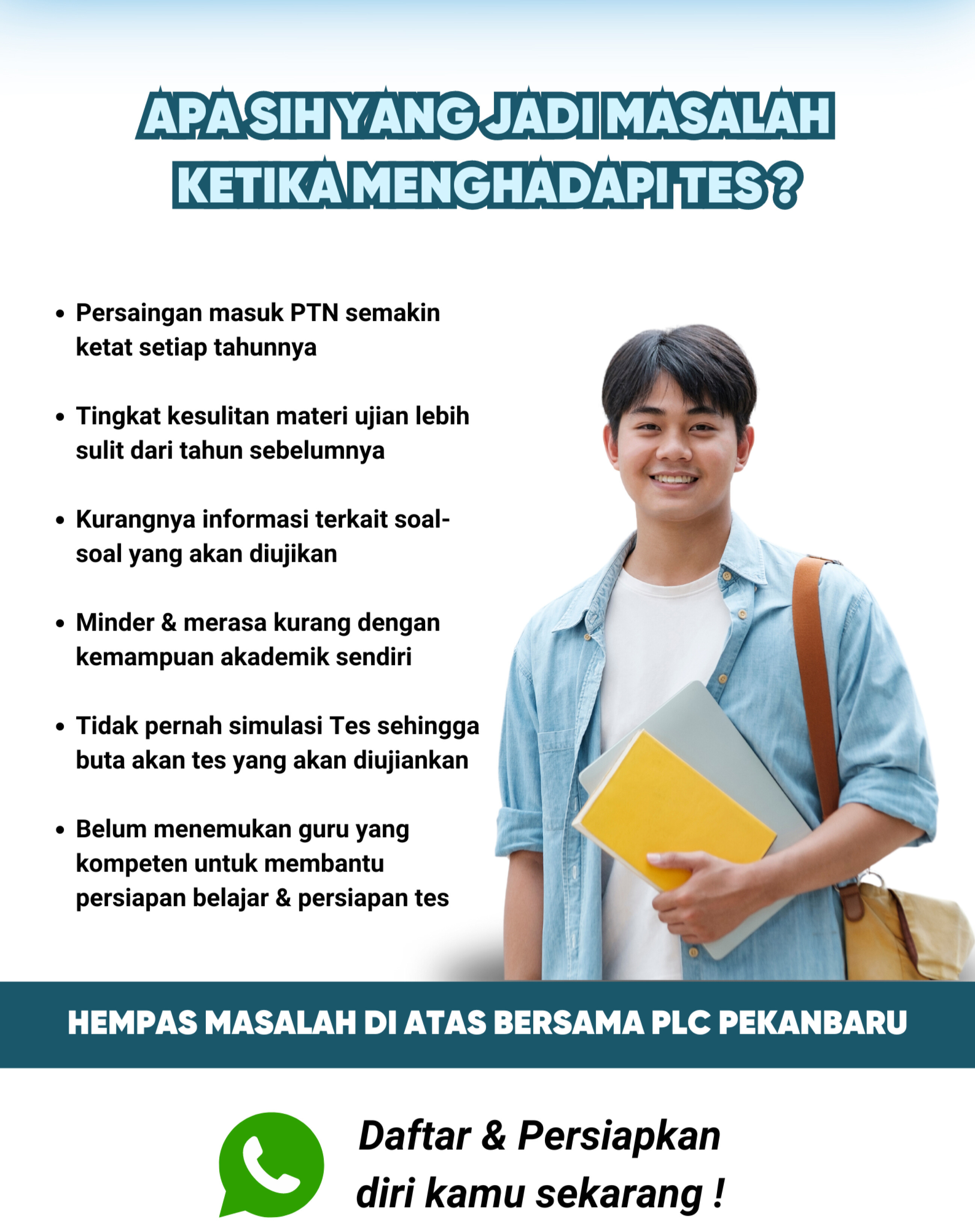 apa yang menjadi masalah ketika menghadapi tes snbt
